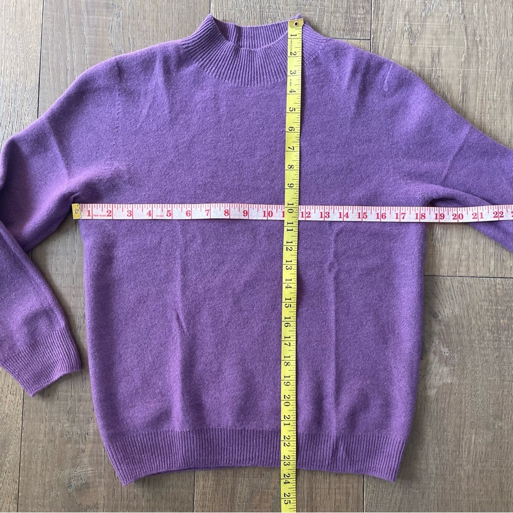 New Purple Women's 100% Wool Sweater (Size M) - Picture 8 of 8